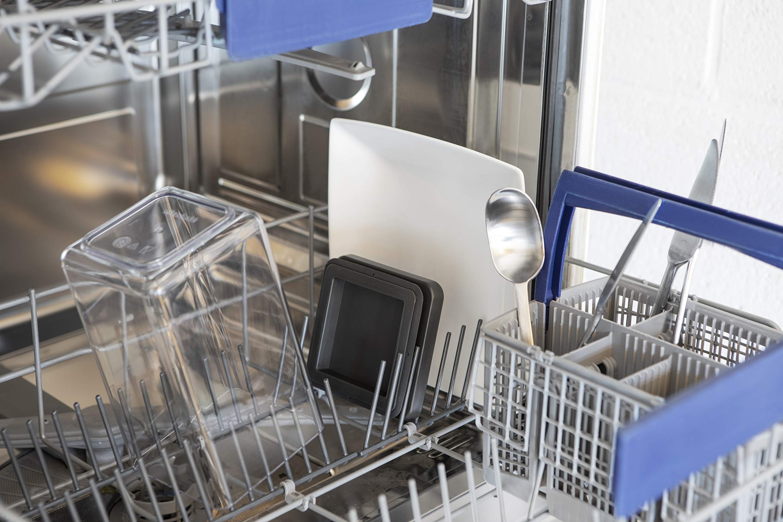 Brabantia Tasty+ Stackable Food Canister (Dark Gray / 0.4 Gal) Bpa-Free Space-Saving Durable Jar With Silicone Seal Lid For Fres